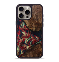 iPhone 16 Pro Max Wood Phone Case - Madisyn (Red, 801001)