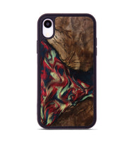 iPhone Xr Wood Phone Case - Madisyn (Red, 801001)