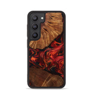 Galaxy S23 Wood Phone Case - Jeff (Red, 801002)