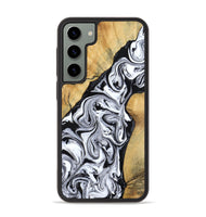 Galaxy S23 Plus Wood Phone Case - Sydnie (Black & White, 801004)
