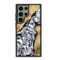 Galaxy S23 Ultra Wood Phone Case - Sydnie (Black & White, 801004)