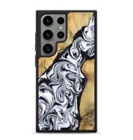 Galaxy S24 Ultra Wood Phone Case - Sydnie (Black & White, 801004)