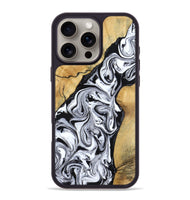 iPhone 16 Pro Max Wood Phone Case - Sydnie (Black & White, 801004)