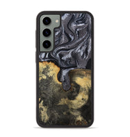 Galaxy S23 Plus Wood Phone Case - Laquita (Black & White, 801005)