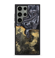 Galaxy S24 Ultra Wood Phone Case - Laquita (Black & White, 801005)