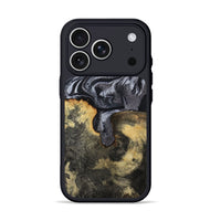 iPhone 17 Pro Wood Phone Case - Laquita (Black & White, 801005)