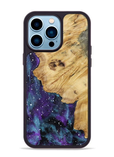 iPhone 14 Pro Max Wood Phone Case - Tammie (Cosmos, 801009)