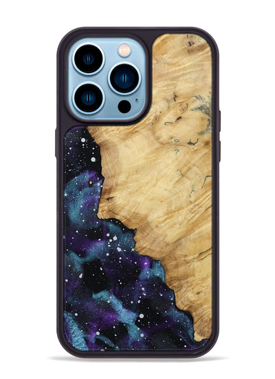 iPhone 14 Pro Max Wood Phone Case - Brittni (Cosmos, 801011)