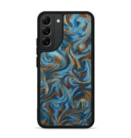 Galaxy S22 Plus ResinArt Phone Case - Jasiah (Teal & Gold, 801030)