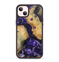 iPhone 14 Plus Wood Phone Case - Rusty (Purple, 801031)
