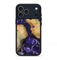 iPhone 17 Pro Max Wood Phone Case - Rusty (Purple, 801031)
