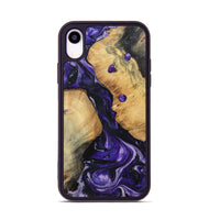 iPhone Xr Wood Phone Case - Rusty (Purple, 801031)