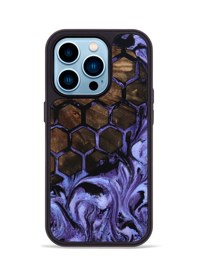 iPhone 14 Pro Wood Phone Case - Robyn (Pattern, 801033)