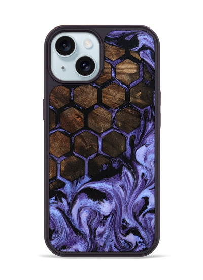 iPhone 15 Wood Phone Case - Robyn (Pattern, 801033)