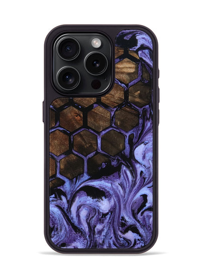 iPhone 15 Pro Wood Phone Case - Robyn (Pattern, 801033)