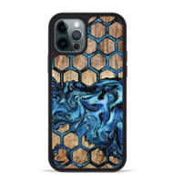 iPhone 12 Pro Max Wood Phone Case - Camille (Pattern, 801038)