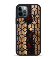 iPhone 12 Pro Max Wood Phone Case - Renee (Pattern, 801043)