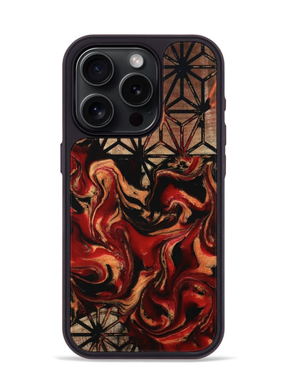 iPhone 15 Pro Wood Phone Case - Lane (Pattern, 801050)