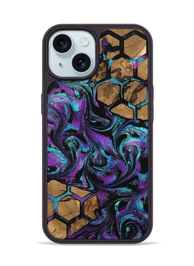 iPhone 15 Wood Phone Case - Sammy (Pattern, 801051)