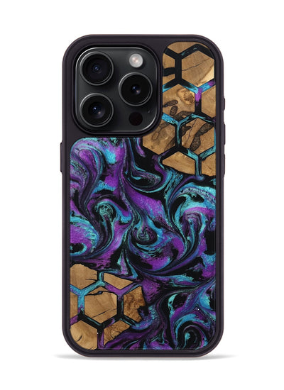 iPhone 15 Pro Wood Phone Case - Sammy (Pattern, 801051)