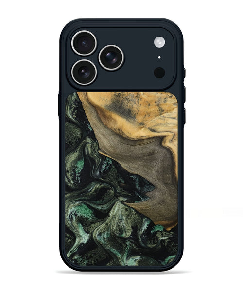 iPhone 17 Pro Max Wood Phone Case - Tabitha (Green, 801066)