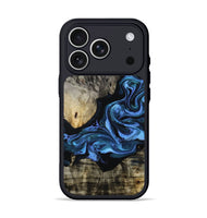 iPhone 17 Pro Wood Phone Case - Gerald (Blue, 801085)