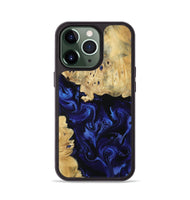 iPhone 13 Pro Wood Phone Case - Nautica (Blue, 801088)