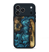 iPhone 17 Pro Max Wood Phone Case - Rosalyn (Blue, 801090)