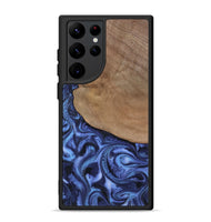 Galaxy S22 Ultra Wood Phone Case - Marlene (Blue, 801092)