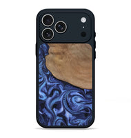 iPhone 17 Pro Max Wood Phone Case - Marlene (Blue, 801092)