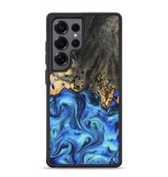 Galaxy S25 Ultra Wood Phone Case - Perry (Blue, 801095)