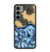 Galaxy S24 Plus Wood Phone Case - Tristin (Blue, 801097)