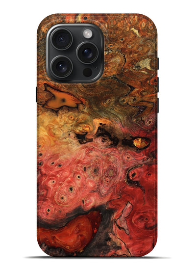 iPhone 16 Pro Max Wood Live Edge Phone Case - Lenora (Wood Burl, 801101)
