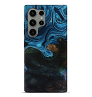 Galaxy S24 Ultra Wood Live Edge Phone Case - Aleah (Blue, 801103)