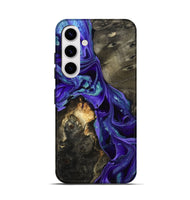 Galaxy S25 Wood Live Edge Phone Case - Eugenie (Purple, 801105)