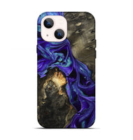 iPhone 13 Wood Live Edge Phone Case - Eugenie (Purple, 801105)