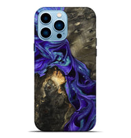 iPhone 14 Pro Max Wood Live Edge Phone Case - Eugenie (Purple, 801105)