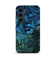 Galaxy S23 Wood Live Edge Phone Case - Zane (Blue, 801108)