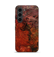 Galaxy S23 Wood Live Edge Phone Case - Santana (Red, 801110)