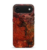 iPhone 17 Air Wood Live Edge Phone Case - Santana (Red, 801110)