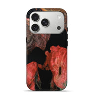 iPhone 17 Pro Wood Live Edge Phone Case - Garret (Wood Burl, 801112)