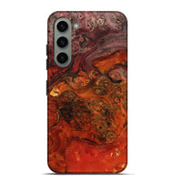 Galaxy S23 Plus Wood Live Edge Phone Case - Edna (Red, 801114)