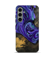 Galaxy S24 Wood Live Edge Phone Case - Carlos (Purple, 801116)