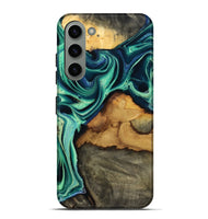 Galaxy S23 Plus Wood Live Edge Phone Case - Jream (Green, 801119)