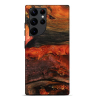 Galaxy S22 Ultra Wood Live Edge Phone Case - Shyann (Red, 801120)
