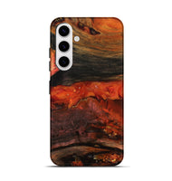 Galaxy S25 Wood Live Edge Phone Case - Shyann (Red, 801120)