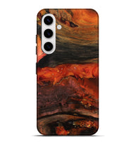 Galaxy S25 Plus Wood Live Edge Phone Case - Shyann (Red, 801120)