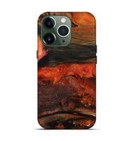 iPhone 13 Pro Wood Live Edge Phone Case - Shyann (Red, 801120)