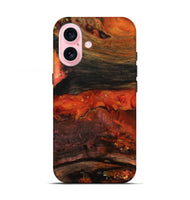iPhone 17 Wood Live Edge Phone Case - Shyann (Red, 801120)