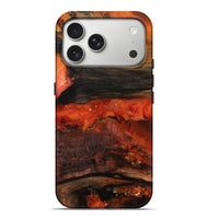 iPhone 17 Pro Max Wood Live Edge Phone Case - Shyann (Red, 801120)